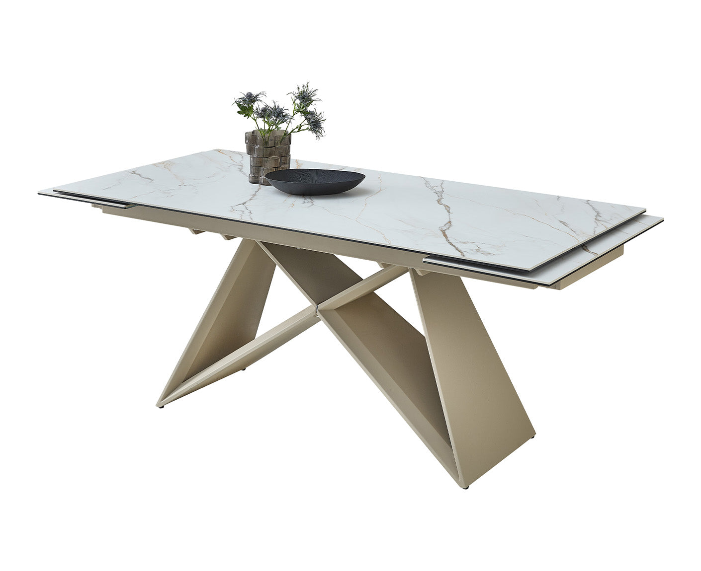 Jamiro Esstisch 180-260x90 cm Keramik ausziehbar