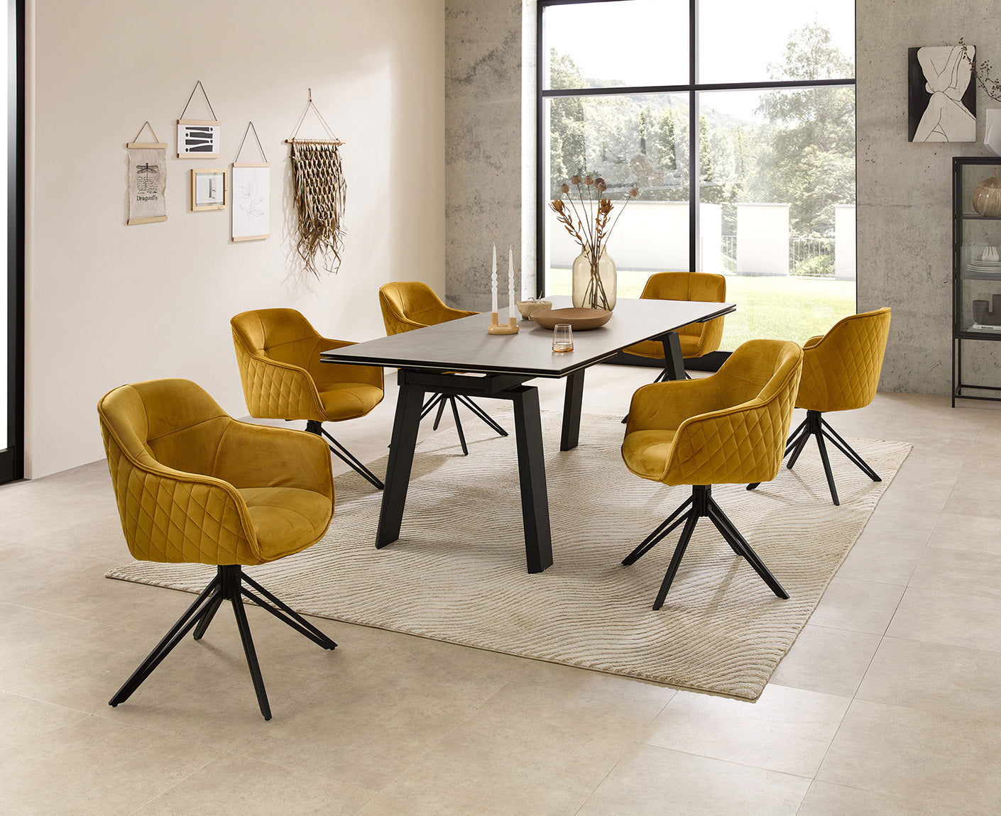 Janis Esstisch 200-300x100 cm Keramik ausziehbar