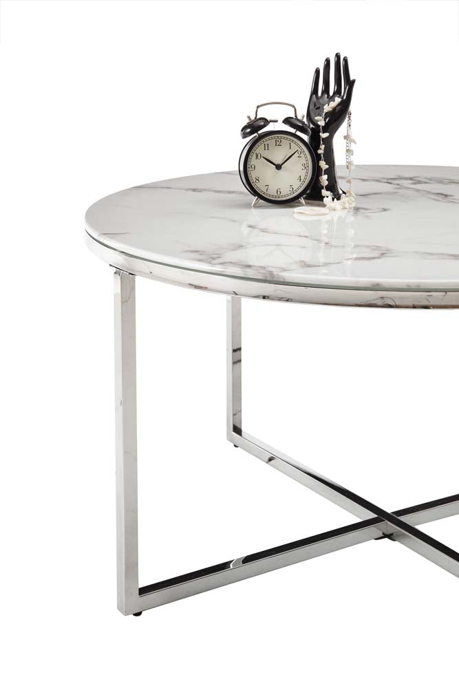 Lemavi Couchtisch mit Glasplatte