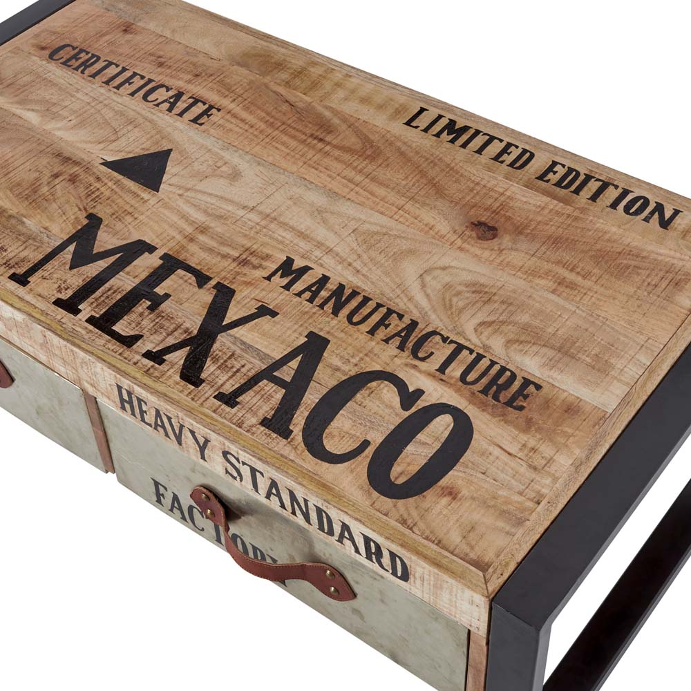 Mexaco Couchtisch, fertig montiert, Mango Wood