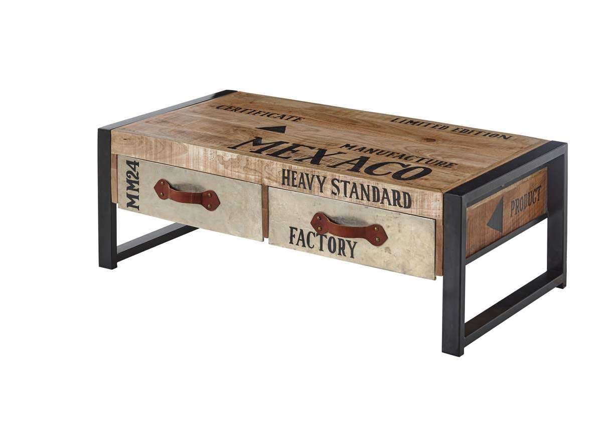 Mexaco Couchtisch, fertig montiert, Mango Wood