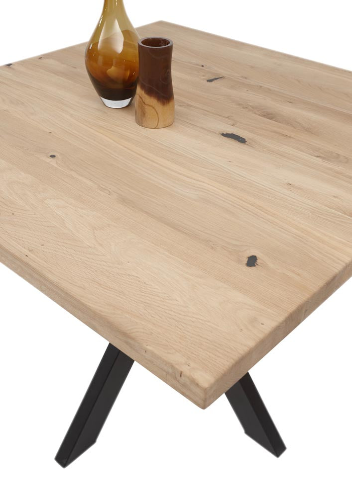 Micky Esstisch 100x100cm Eiche massiv