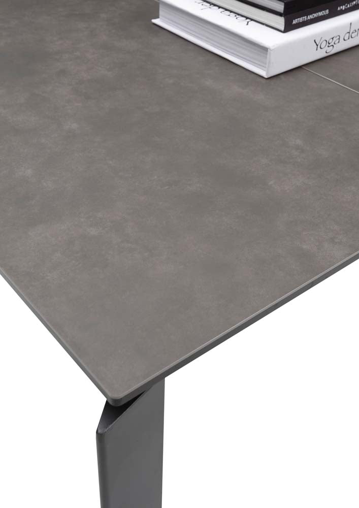 Paul Esstisch mit Glasplatte 180-240 cm x 95 cm