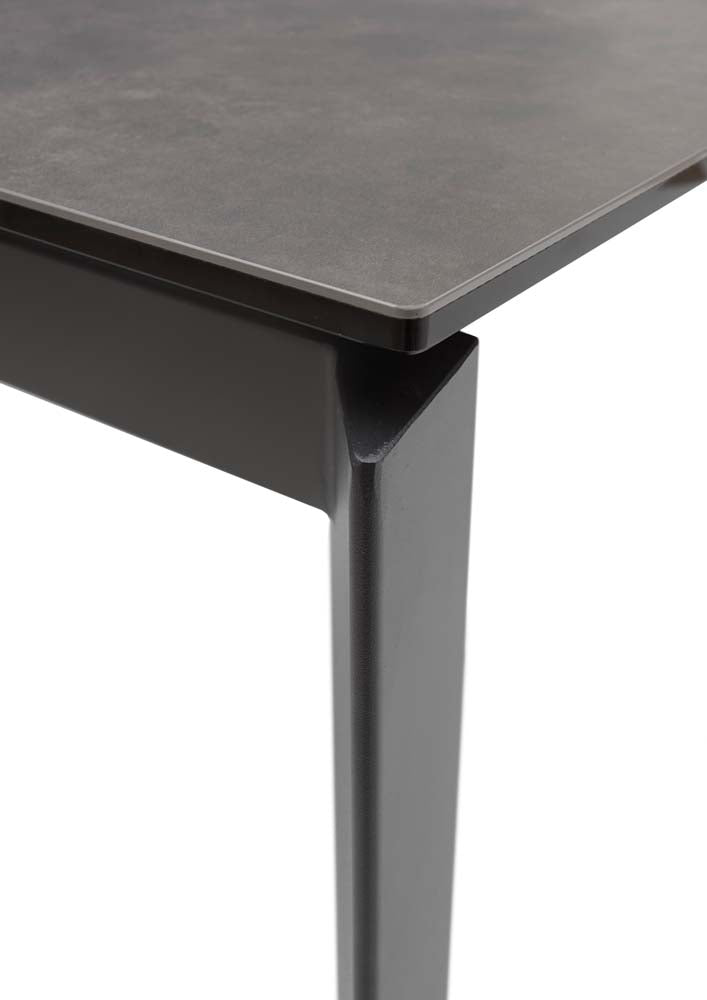 Paul Esstisch mit Glasplatte 180-240 cm x 95 cm