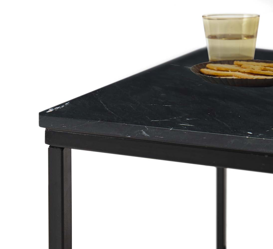 Samy Couchtisch Marmor Schwarz