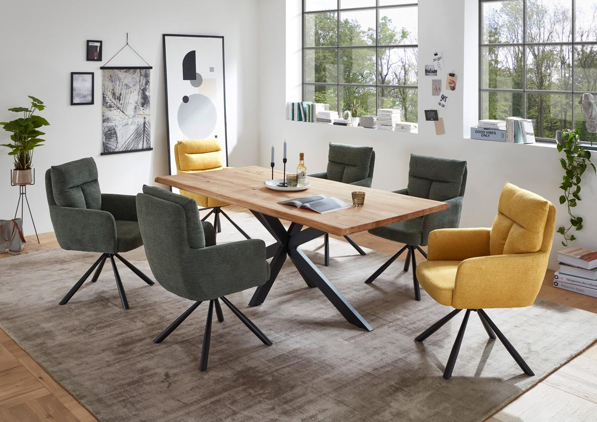 Tom Esstisch 200x100cm Eiche Massiv