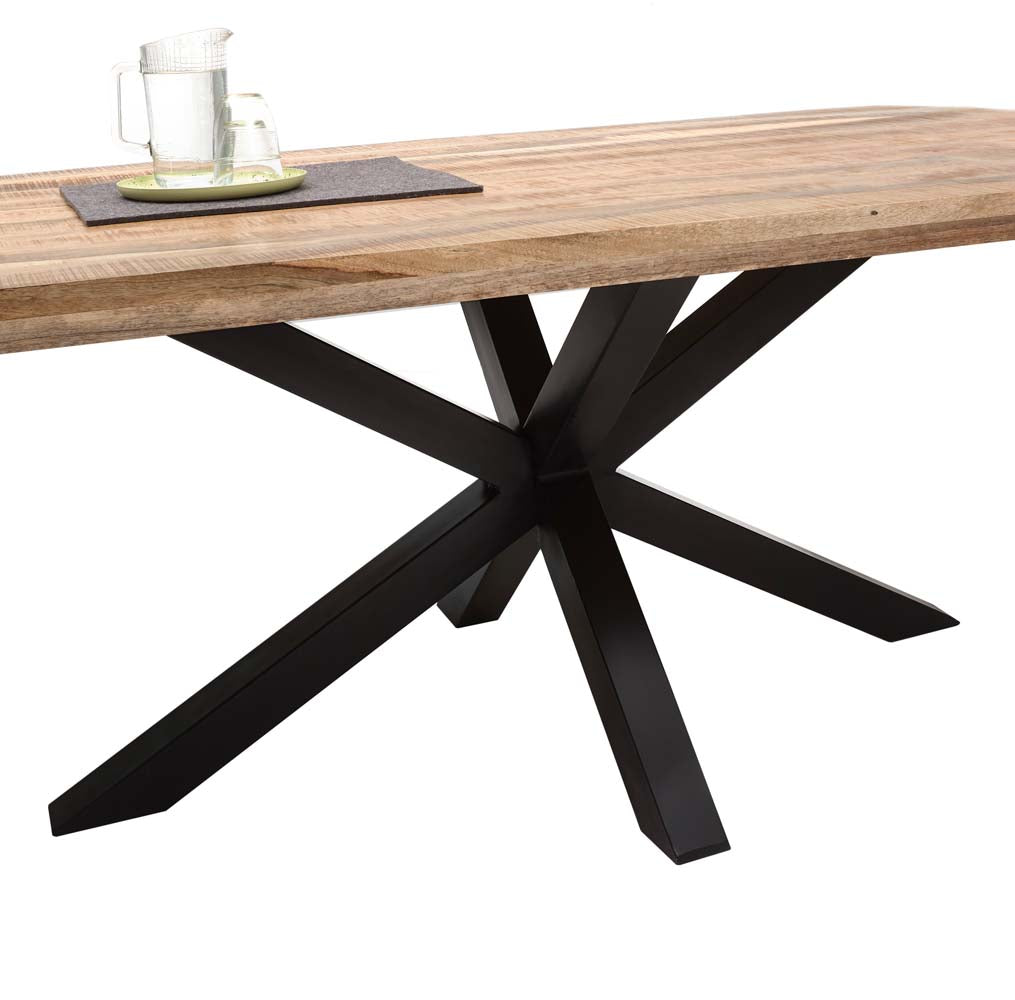 Veneti Esstisch Mango Wood massiv 200 cm x 100 cm