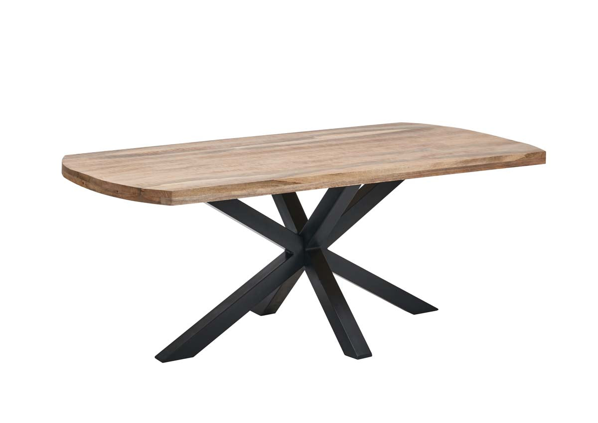 Veneti Esstisch Mango Wood massiv 200 cm x 100 cm