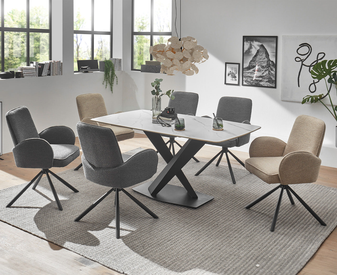 Ventura Esstisch 180x90 cm Keramik