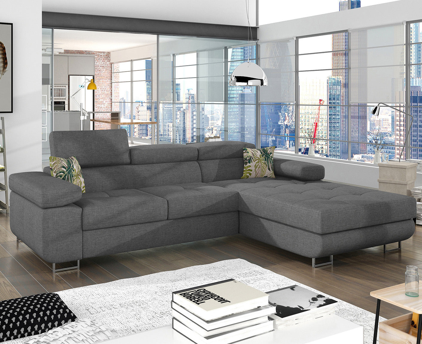 Armando Ecksofa 280 x 205 cm, Webstoff