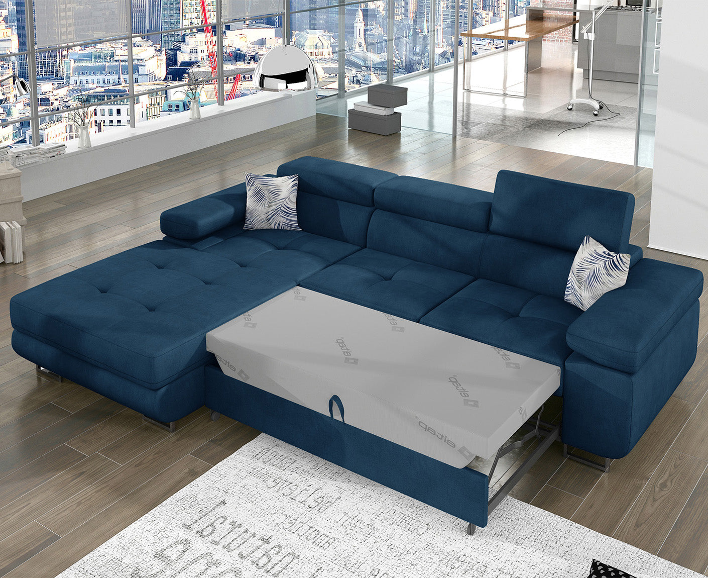Armando Ecksofa 280 x 205 cm, Webstoff