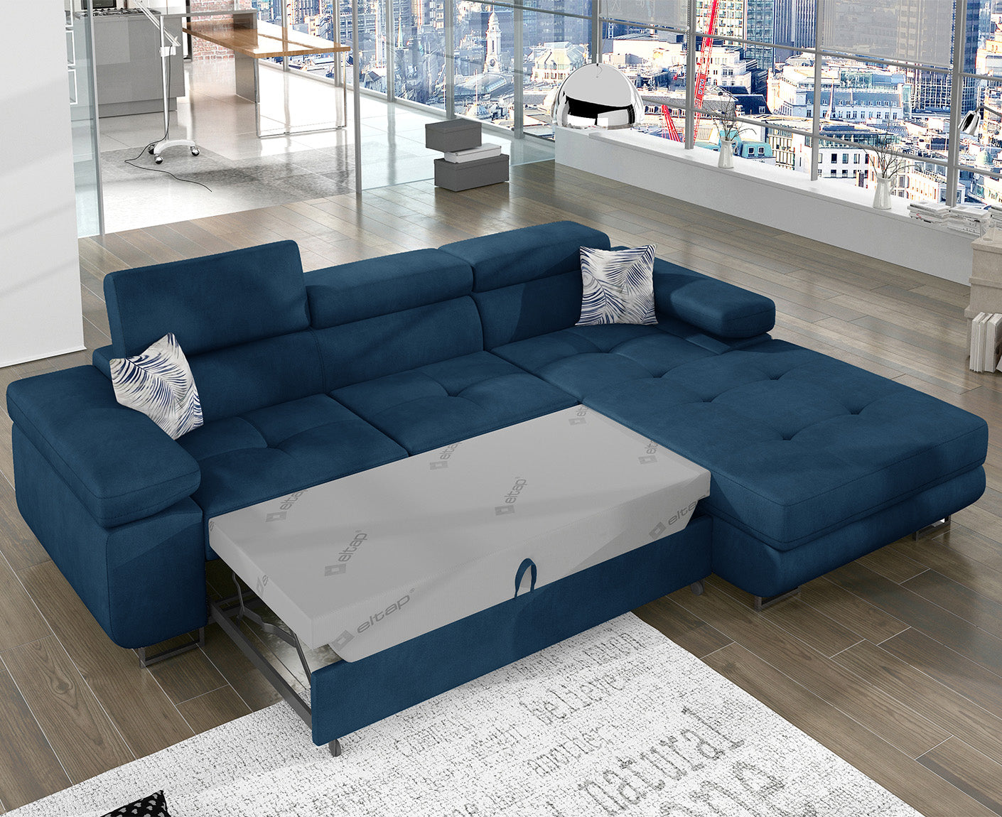 Armando Ecksofa 280 x 205 cm, Webstoff