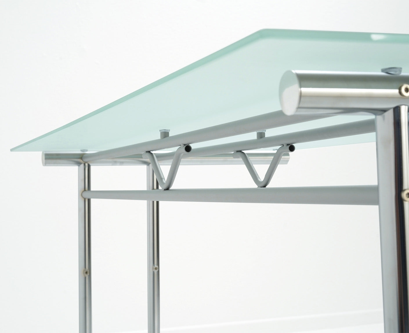 Artline Schreibtisch mit Glasplatte