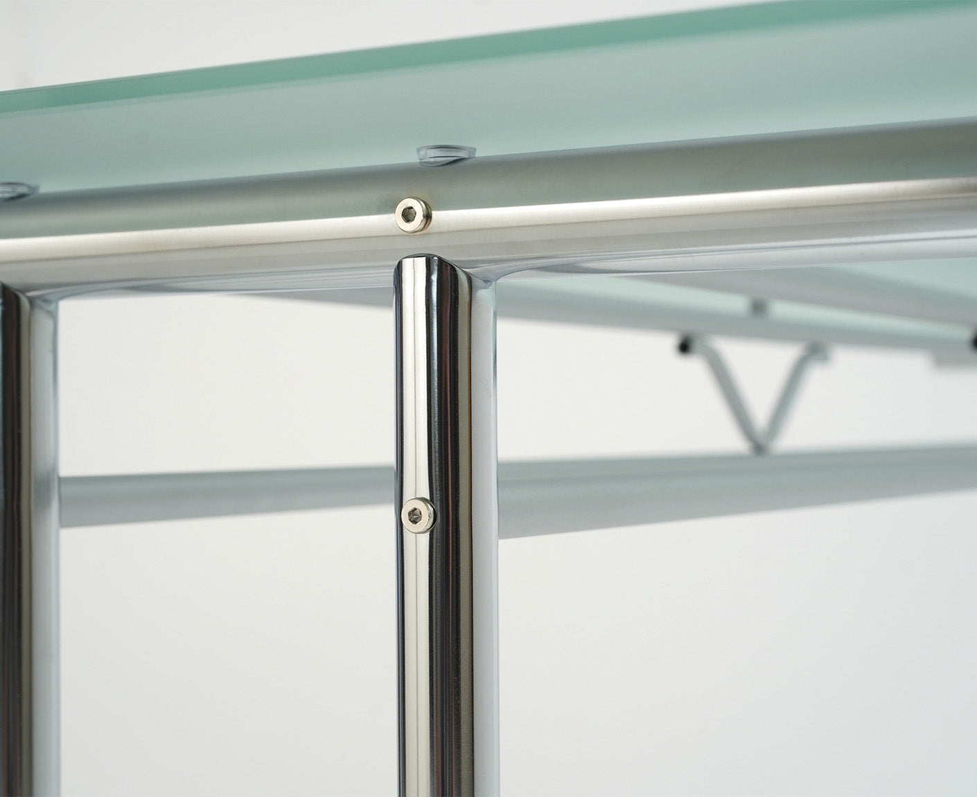 Artline Schreibtisch mit Glasplatte