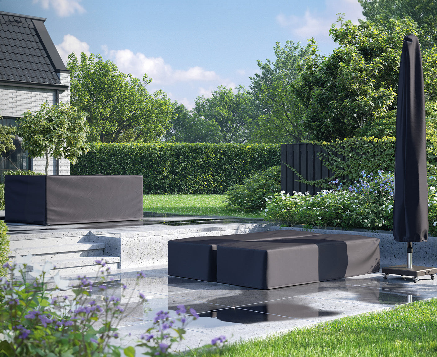 Platinum AEROCOVER Gartentisch Abdeckhaube