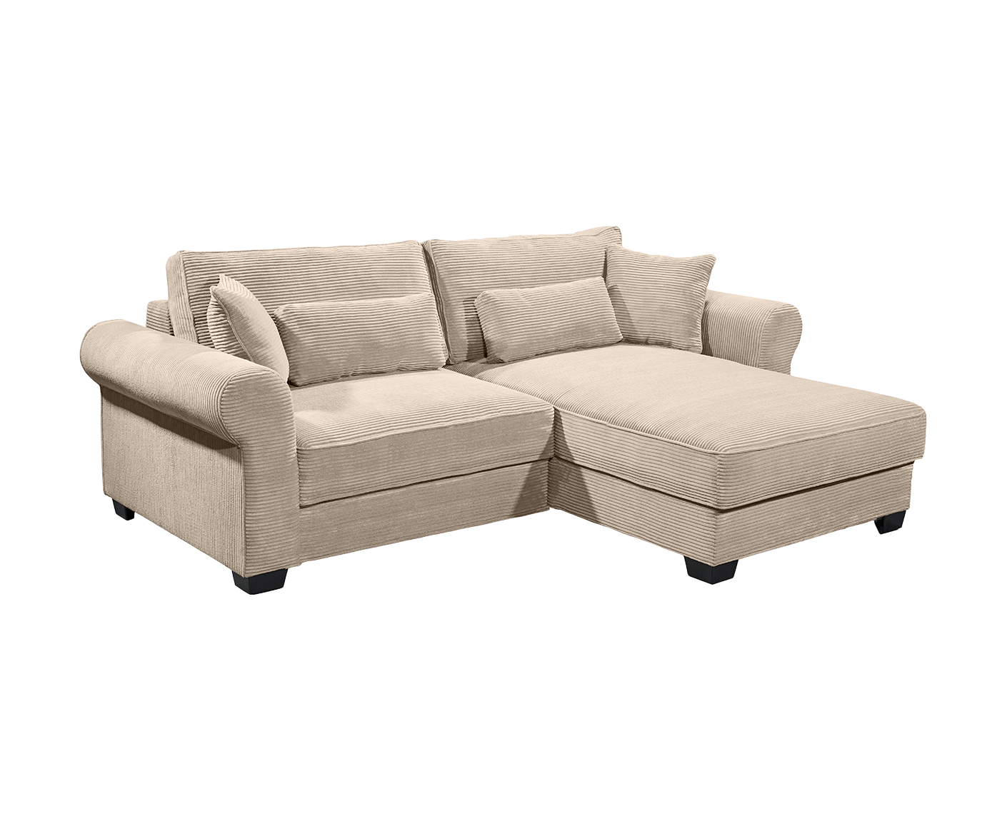 Angelina Ecksofa 255 x 185 cm, mit Schlaffunktion & Bettkasten
