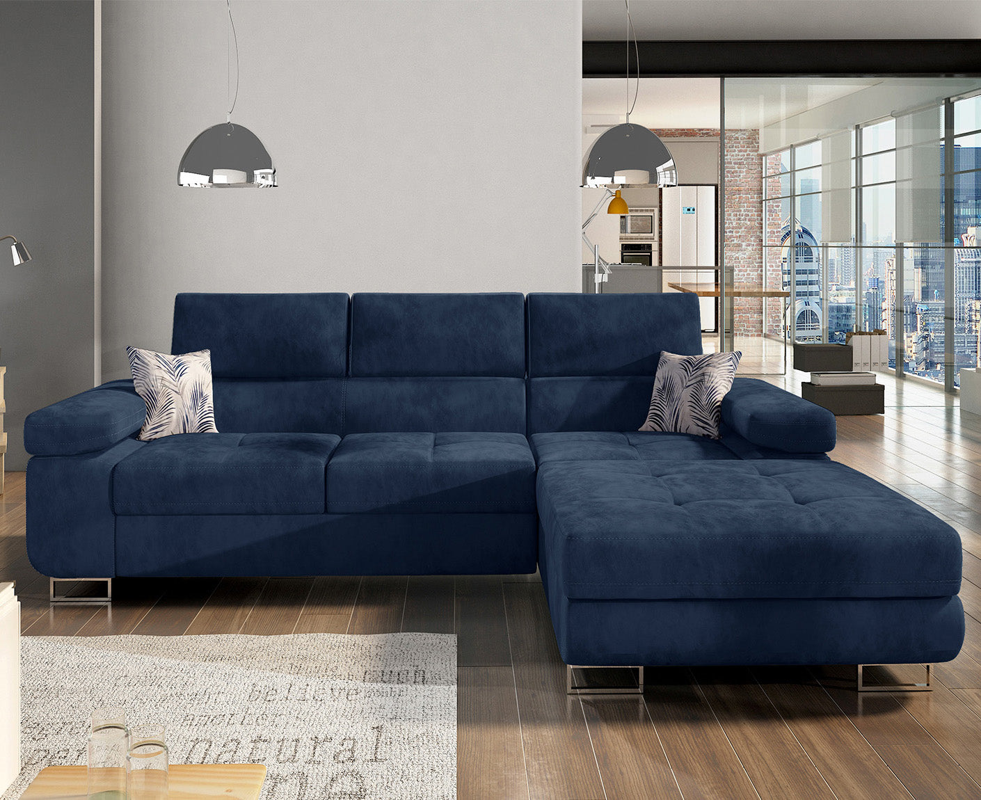 Armando Ecksofa 280 x 205 cm, Webstoff