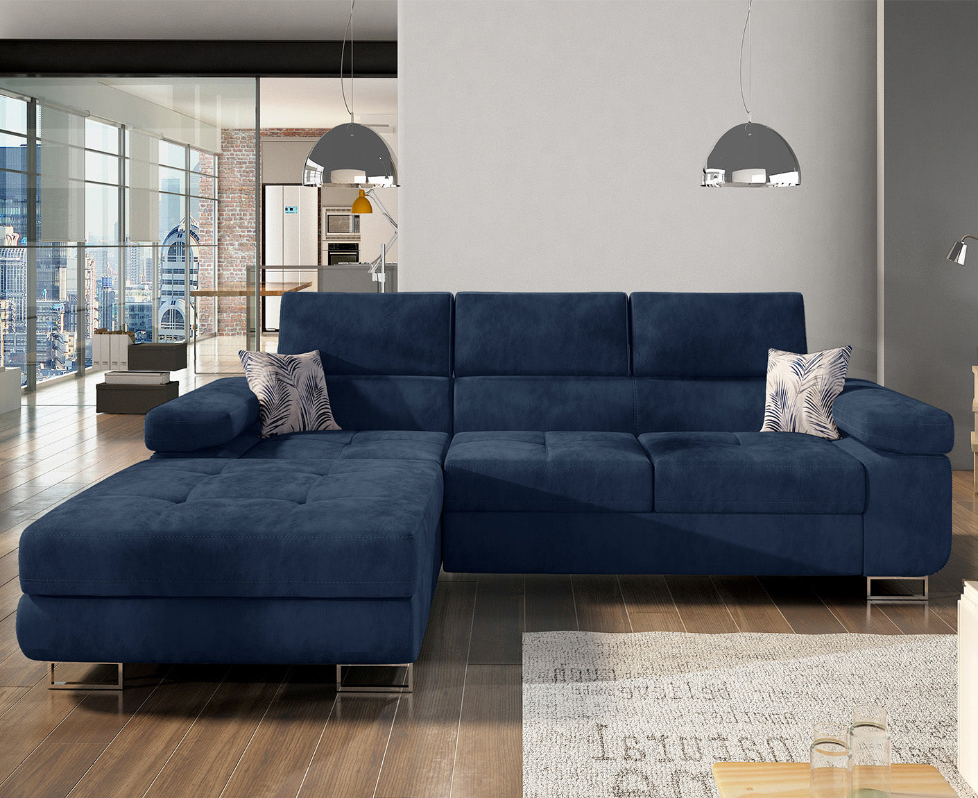 Armando Ecksofa 280 x 205 cm, Webstoff