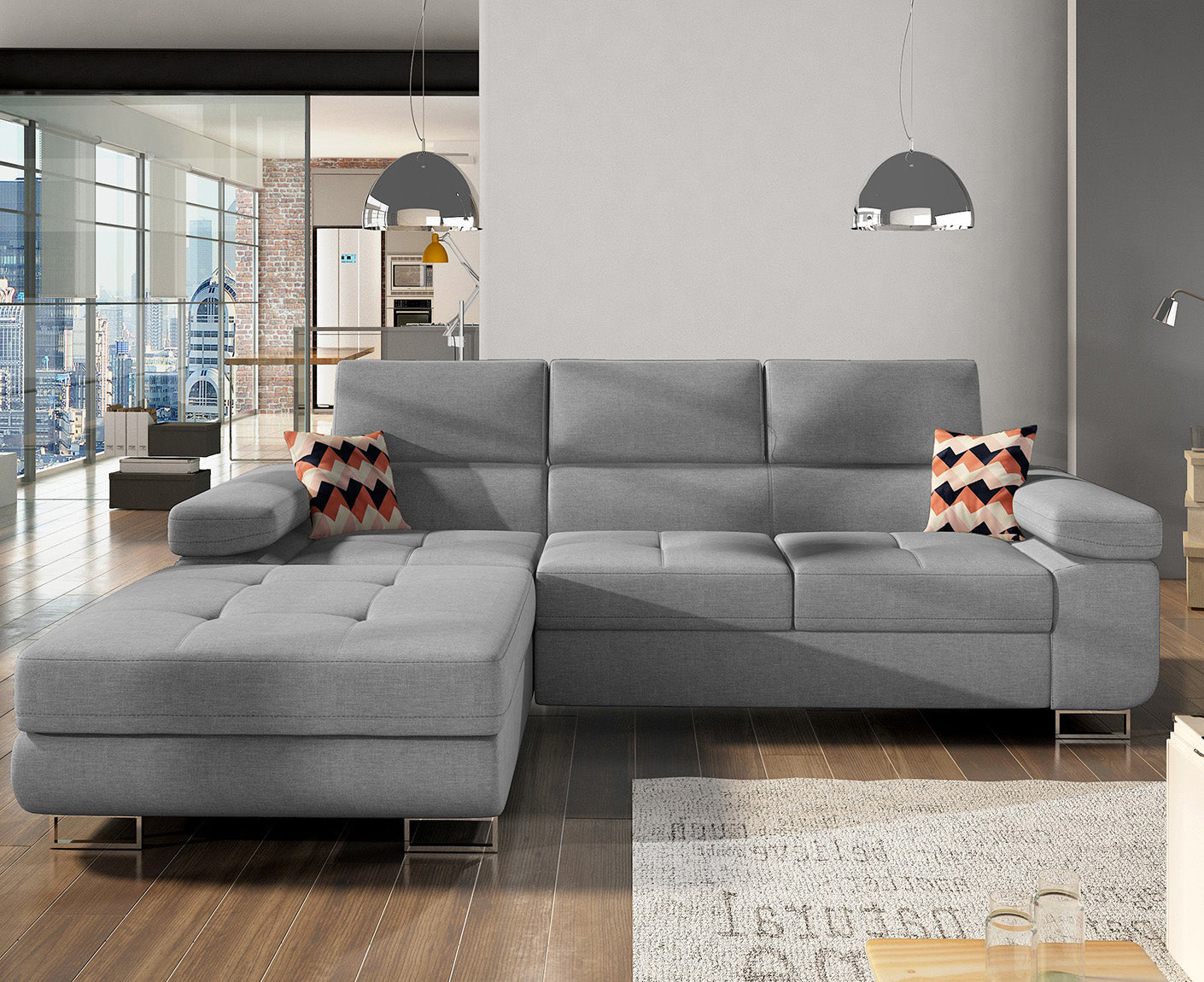 Armando Ecksofa 280 x 205 cm, Webstoff