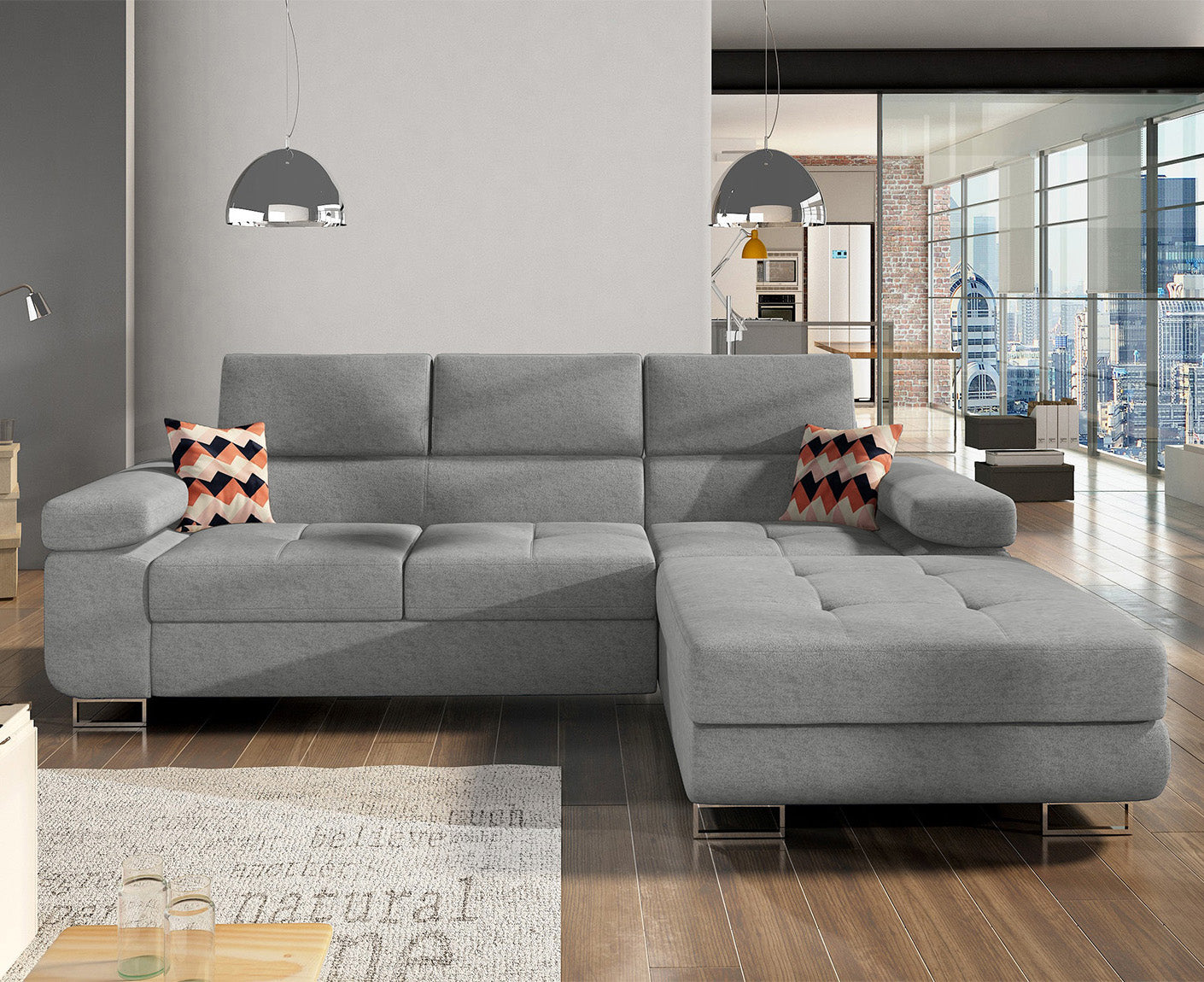Armando Ecksofa 280 x 205 cm, Webstoff
