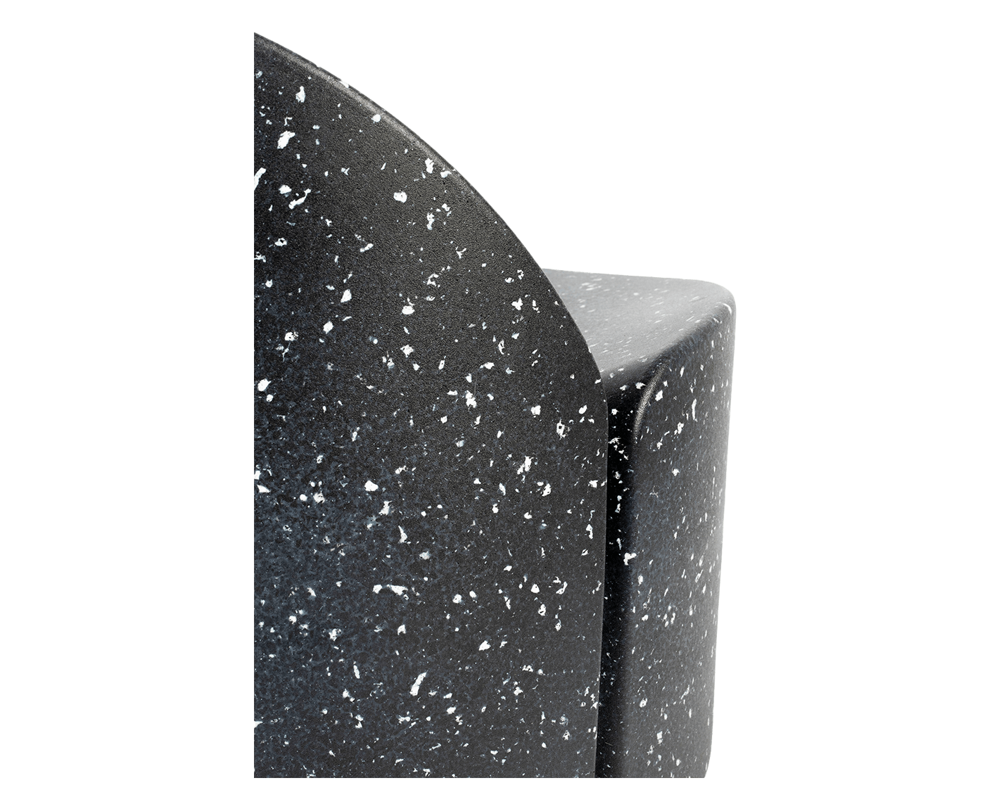 Bloom Outdoor Sessel aus Ökopixel Schwarz / Weiß