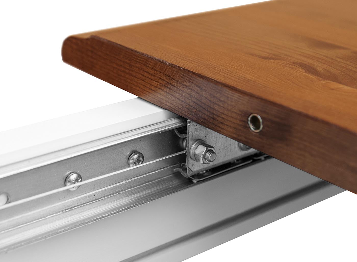 Belluno Elegante Massivholz Esszimmerset 8-teilig Weiß/Eiche
