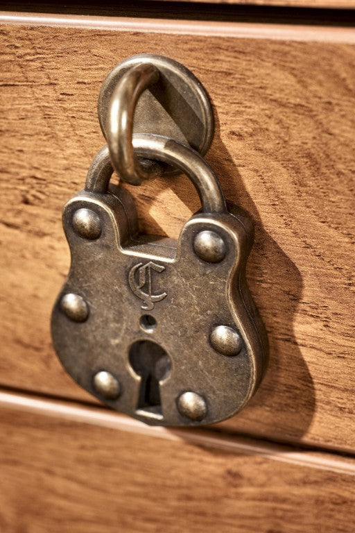 Cilek PIRATE Truhe Kiste Aufbewahrungstruhe Schatztruhe Braun