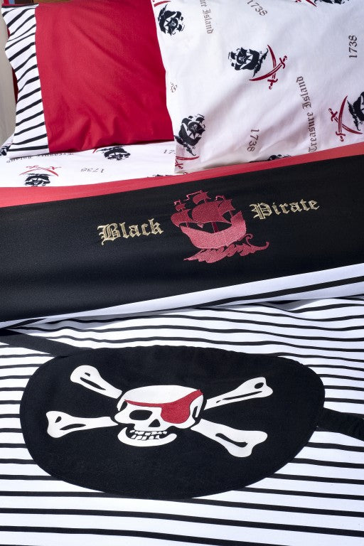 Cilek PIRATE - Bettwäsche Bettbezug 100% Baumwolle 160x200 cm