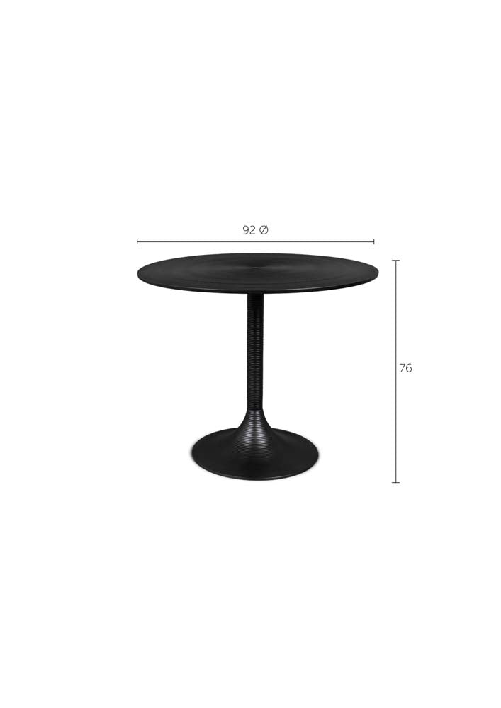 HYPNOTISING ROUND Esszimmertisch Ø92 cm Gold