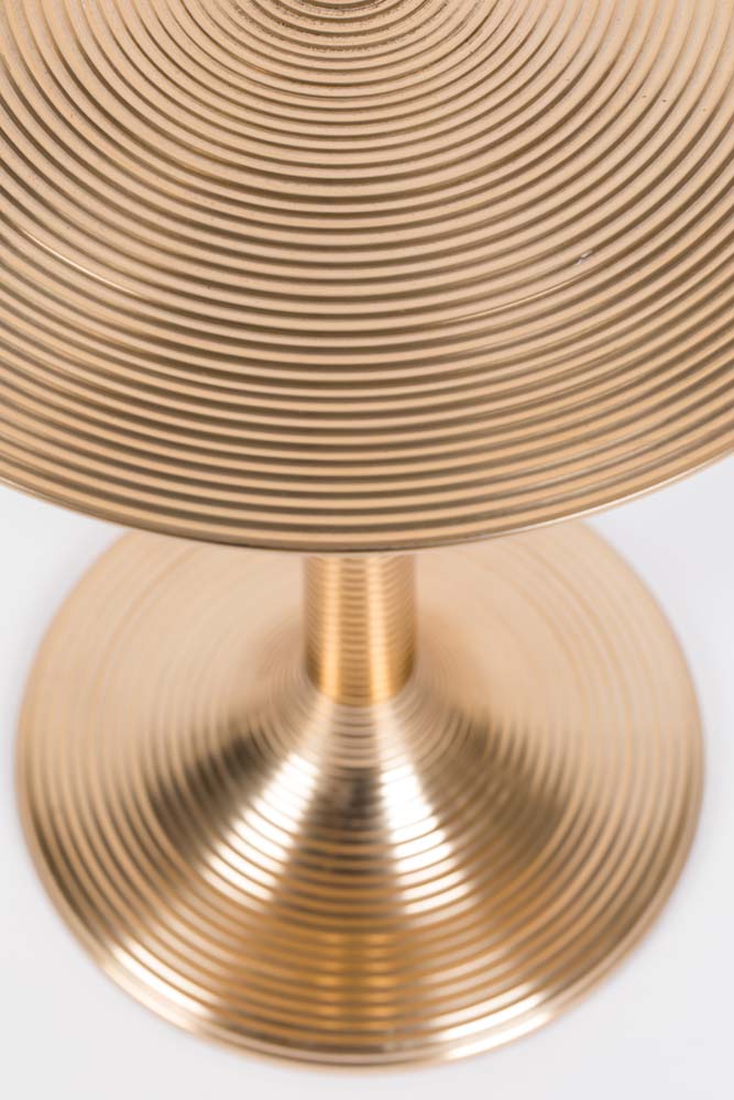 HYPNOTISING ROUND Beistelltisch Ø37 cm Gold