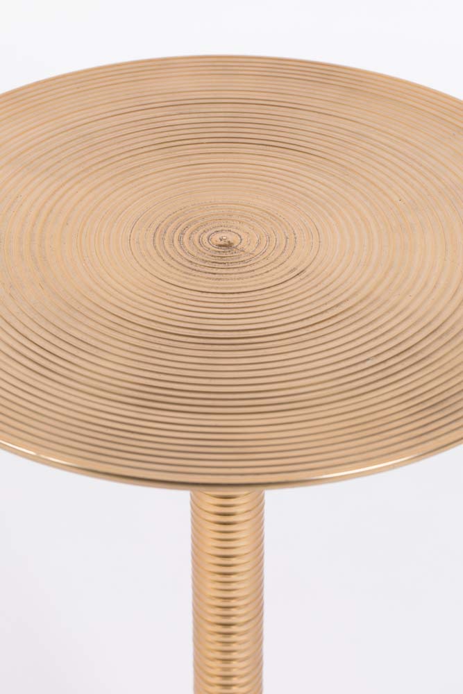 HYPNOTISING ROUND Beistelltisch Ø37 cm Gold