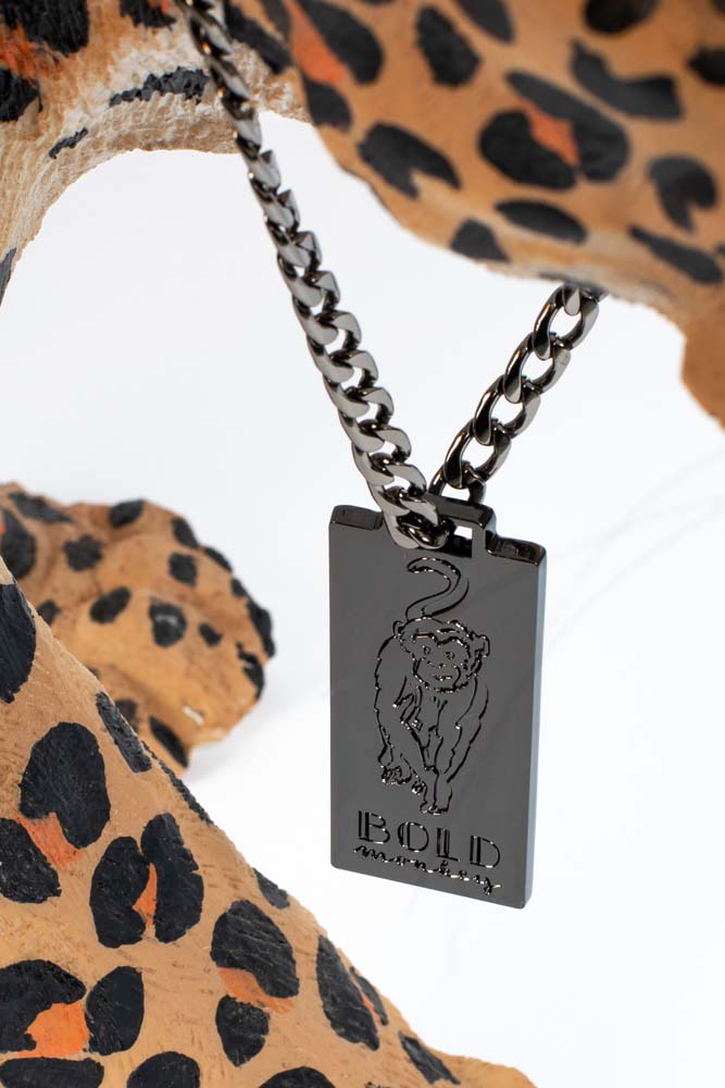 DOPE AS HELL Couchtisch Leoparden Muster