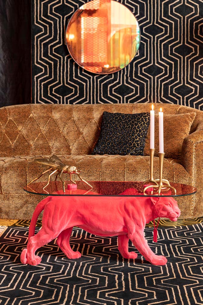 DOPE AS HELL Couchtisch Pink