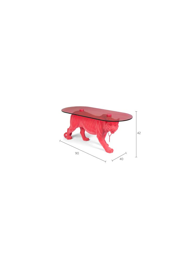 DOPE AS HELL Couchtisch Pink
