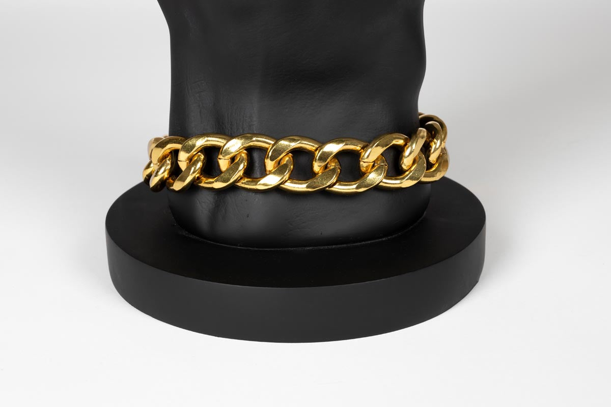FOTHER MUCKER Beistelltisch Ø40cm Schwarz / Gold