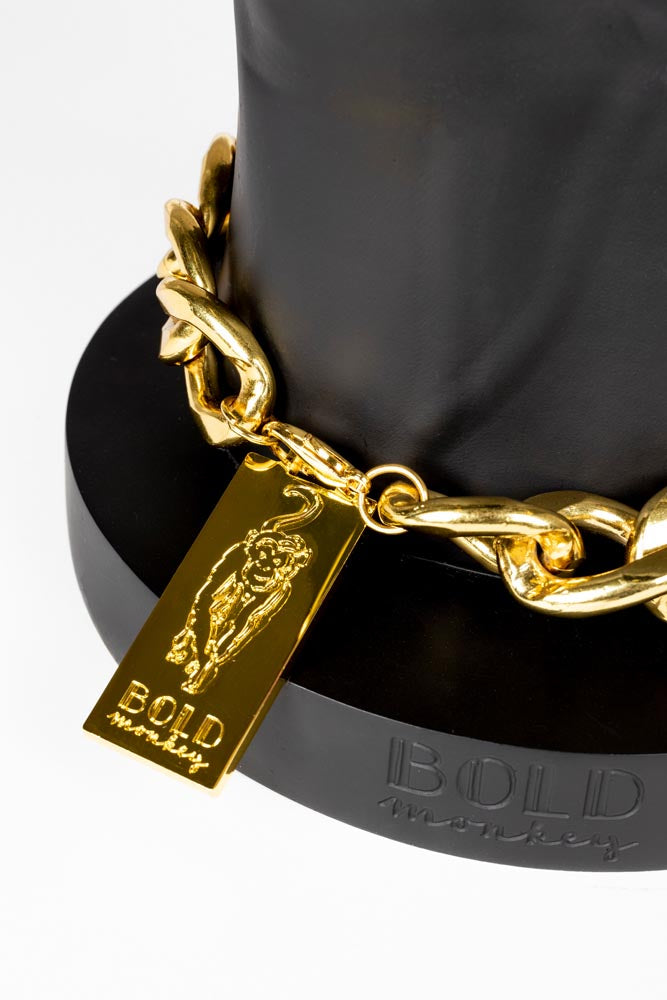 FOTHER MUCKER Beistelltisch Ø40cm Schwarz / Gold