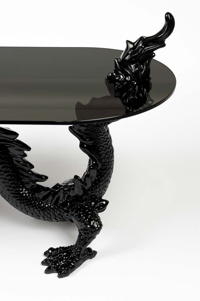 DRAGONIZED BASTARD Beistelltisch Schwarz
