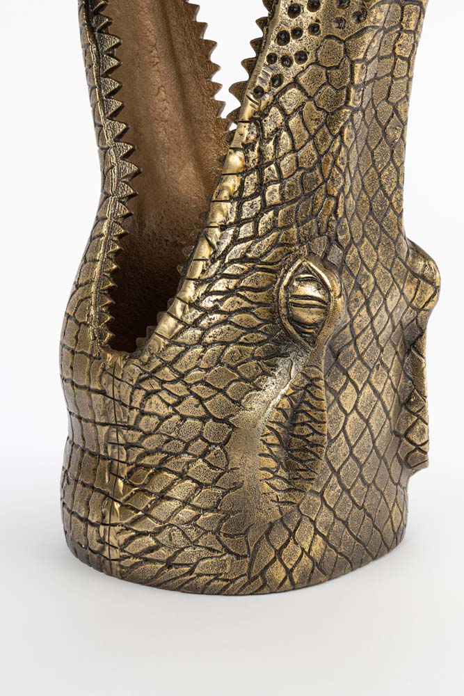 SEE YOU LATER ALLIGATOR Beistelltisch Gold