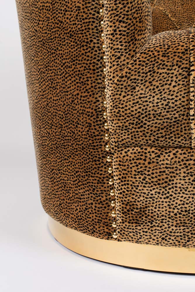 TOO PRETTY TO SIT ON Sofa Leoparden Muster