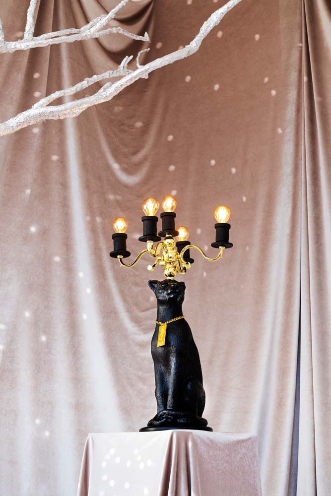 PROUDLY CROWNED PANTHER Flurlampe Schwarz
