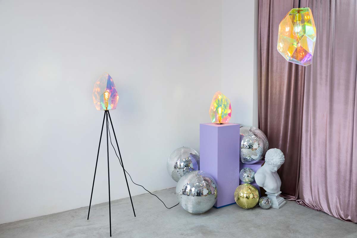 DIAMOND DEAR Tischlampe Schwarz