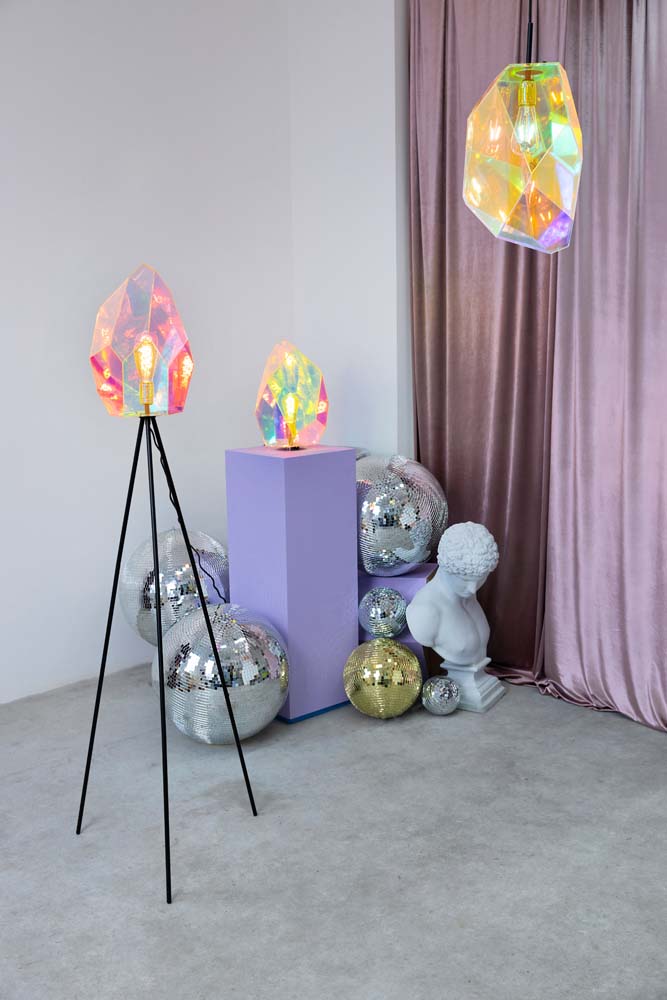DIAMOND DEAR Tischlampe Schwarz