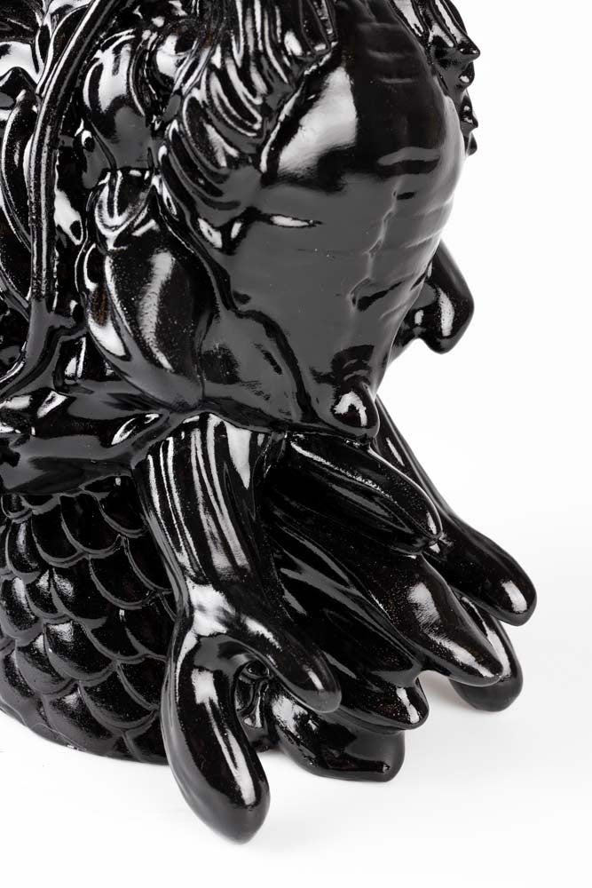DRAGONIZED BASTARD Tischlampe Schwarz