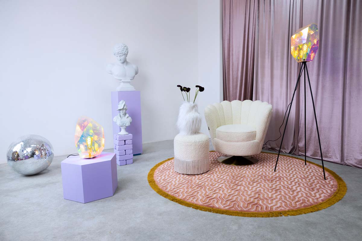 I FEEL SO SOFT Teppich Ø200cm Pink