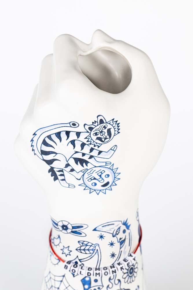 LIBERTY MATTERS Vase Blau