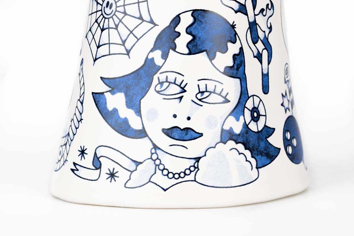 LIBERTY MATTERS Vase Blau