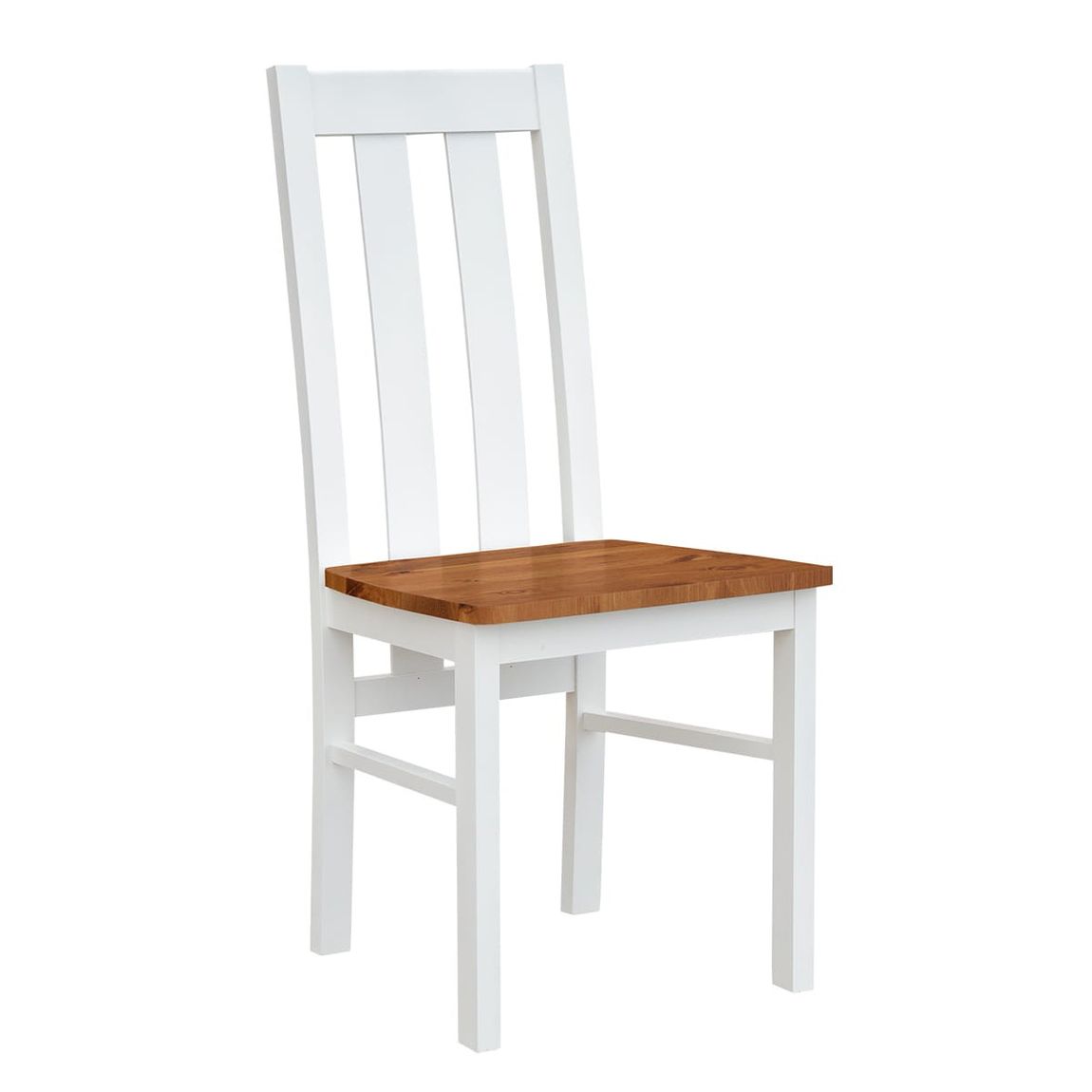 Belluno Elegante Massivholz Esszimmerset 8-teilig Weiß/Eiche