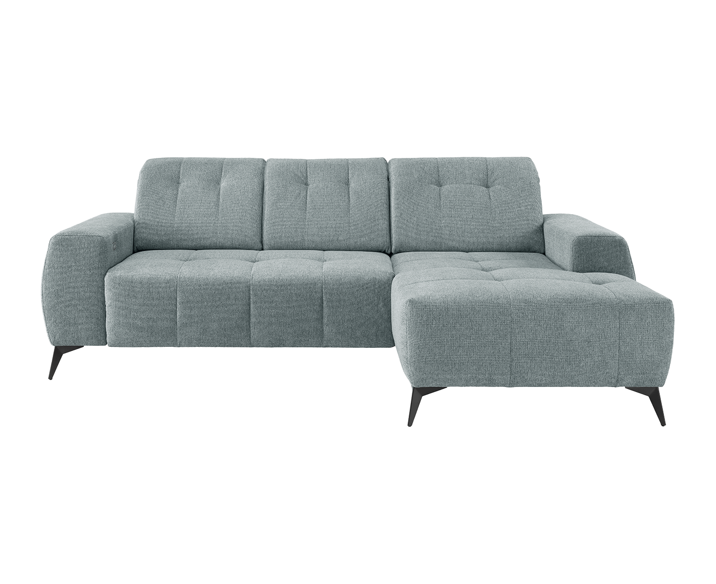 Sassari Ecksofa 258 x 180 cm, mit elektrischem Sitzvorschub, Corto