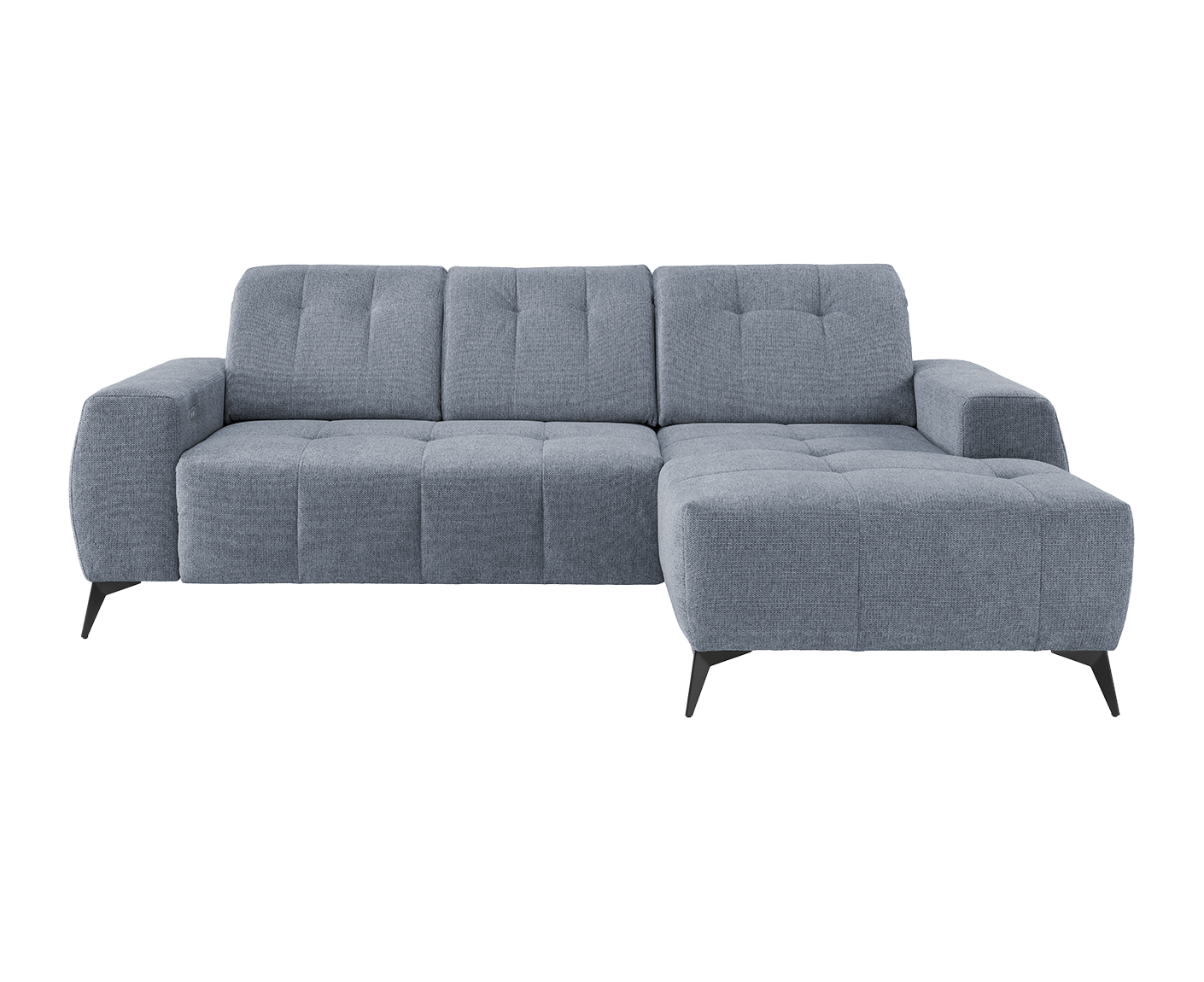 Sassari Ecksofa 258 x 180 cm, mit elektrischem Sitzvorschub, Corto