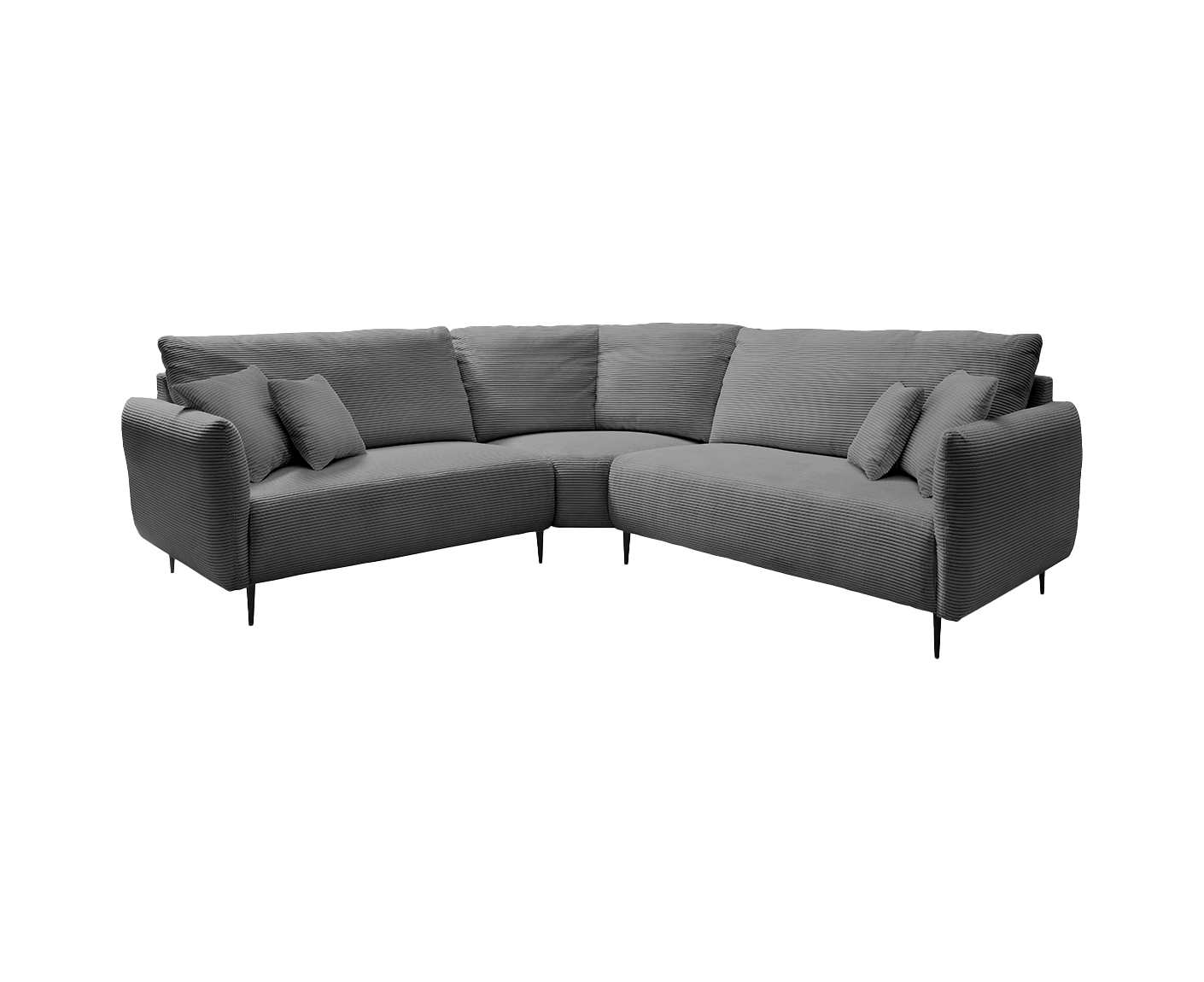 Viterbo Ecksofa 256-269 x 256-269 cm, mit Trapezecke, Cord